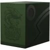 Geek-Aboo Cards & Games Dragon Shield Double Shell Deck Box- Forest Green