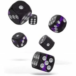 Oakie Doakie Dice Tabletop Oakie Doakie 16mm D6 Set Of 12 -Enclave Amethyst