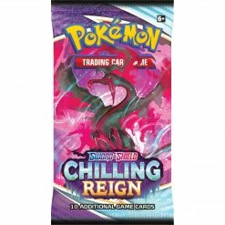 Anime & Manga Pokemon TCG: Sword & Shield - Chilling Reign Booster Pack (x1)