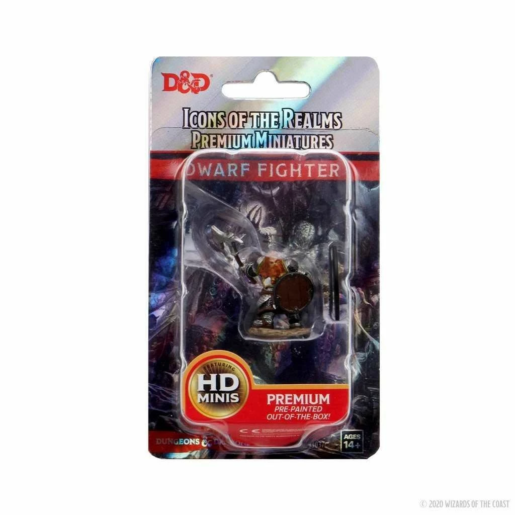 Dungeons & Dragons: Icons Of The Realms - Dwarf Fighter Male Miniature