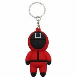 Film & TV Squid Game Keychain: Square Guard