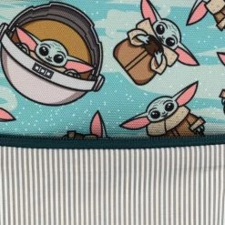The Mandalorian Loungefly Star Wars The Child All Over Pattern Passport Bag
