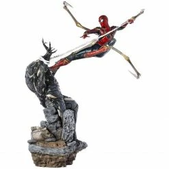 Film & TV Avengers: Endgame 1/10 Iron Spider Vs Outrider Statue