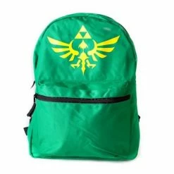 The Legend Of Zelda NINTENDO LEGEND OF ZELDA Reversible Backpack, Green And Black [Electronic Game]