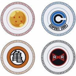 Dragon Ball - Set Of 4 Plates