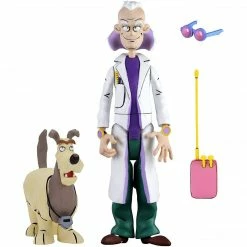 Back To The Future Toony Classics Doc Brown And Einstein 6" Action Figure Toys & Figures