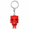 Home & Gifts POP! Retro Toys: Rock 'Em Sock 'Em - Robot (Red) Keychain