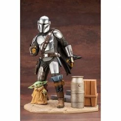 Star Wars- Kotobukiya The Mandalorian & The Child Grogu ArtFX Statue Standard