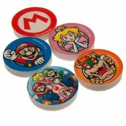 Super Mario Eraser Set
