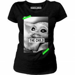Star Wars The Mandalorian - Baby Yoda Poster Ladies T-Shirt Film & TV