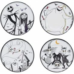 Disney Film & TV The Nightmare Before Christmas Set Of 4 Plates