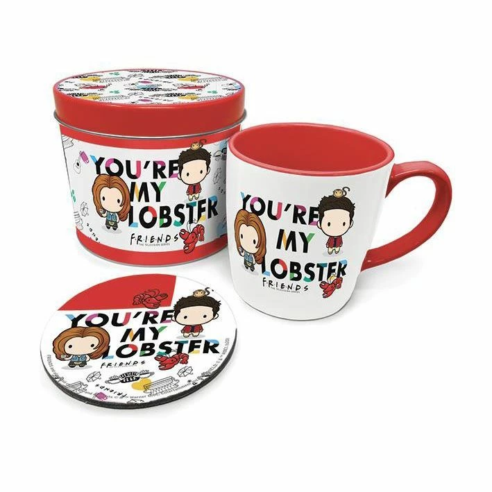 Friends 'You're My Lobster' Mug And Coaster Gift Set