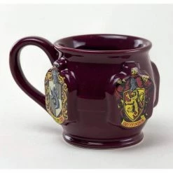 Harry Potter Film & TV 3D Cauldron Mug - Hogwarts Crests