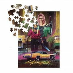 Cyberpunk 2077 Kitsch Puzzle Gaming