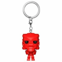 Home & Gifts POP! Retro Toys: Rock 'Em Sock 'Em - Robot (Red) Keychain
