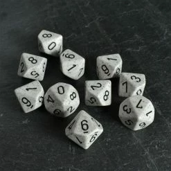 Chessex Tabletop Speckled D10 Set Arctic Camo