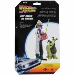 Back To The Future Toony Classics Doc Brown And Einstein 6" Action Figure Toys & Figures