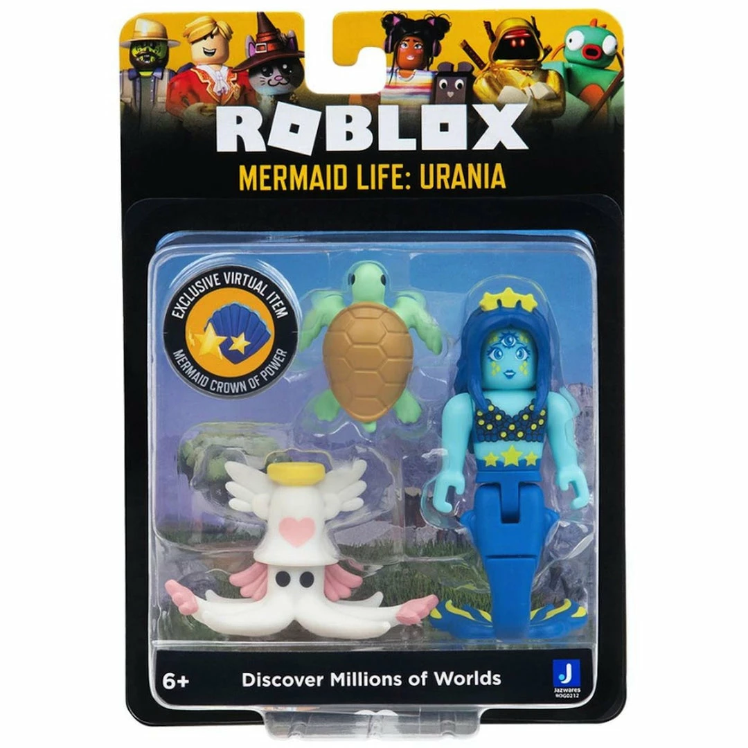 Roblox Gaming Action Figures Mermaid Life: Urania Figurine Set