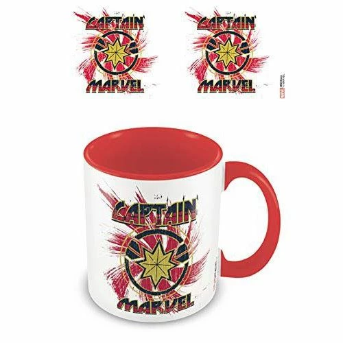 Film & TV Captain Marvel Mug Rock Red
