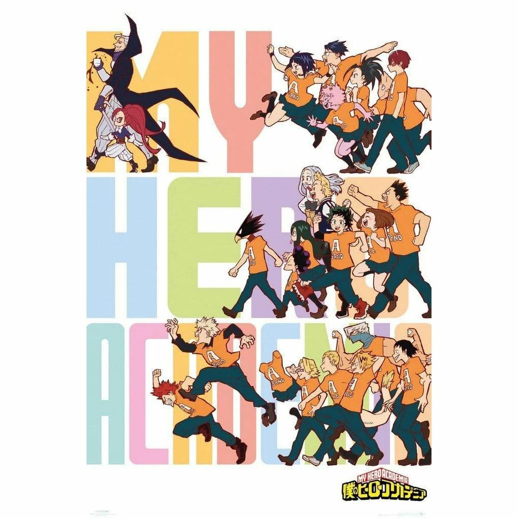 My Hero Academia Season 4 Maxi Poster