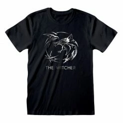 The Witcher Silver Ink Logo T