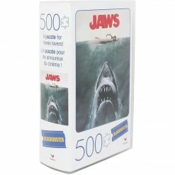 Tabletop Jaws Movie 500pc VHS Blockbuster Puzzle