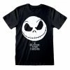 The Nightmare Before Christmas Jack Face T-Shirt