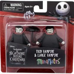 Nightmare Before Christmas Minimates Figurine Sets: Thin Vampire & Large Vampire