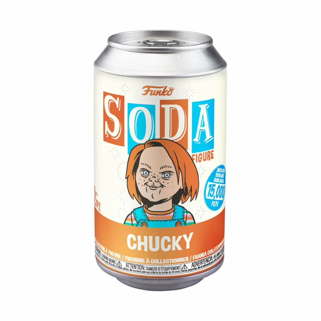 Child's Play Toys & Figures POP! Movies: Vinyl SODA - Chucky W/ Bloody Chase