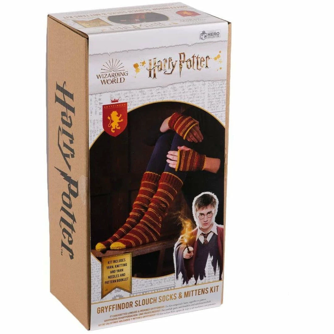 Film & TV Harry Potter - Gryffindor Mittens & Slouch Socks Knitting Kit