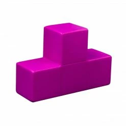 Gaming Tetris Stress Toy Purple T