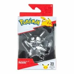 Pokemon 25th Celebration Silver Pikachu Toys & Figures