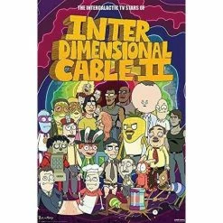 Rick And Morty Stars Of Interdimensional Cable Maxi Poster 28 Film & TV