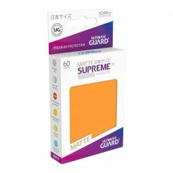 Tabletop Ultimate Guard Supreme UX Sleeves: Japanese Size Matte Orange (60)