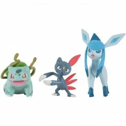 Pokemon Toys & Figures Bulbasaur Sneasel & Glaceon Battle Figurines