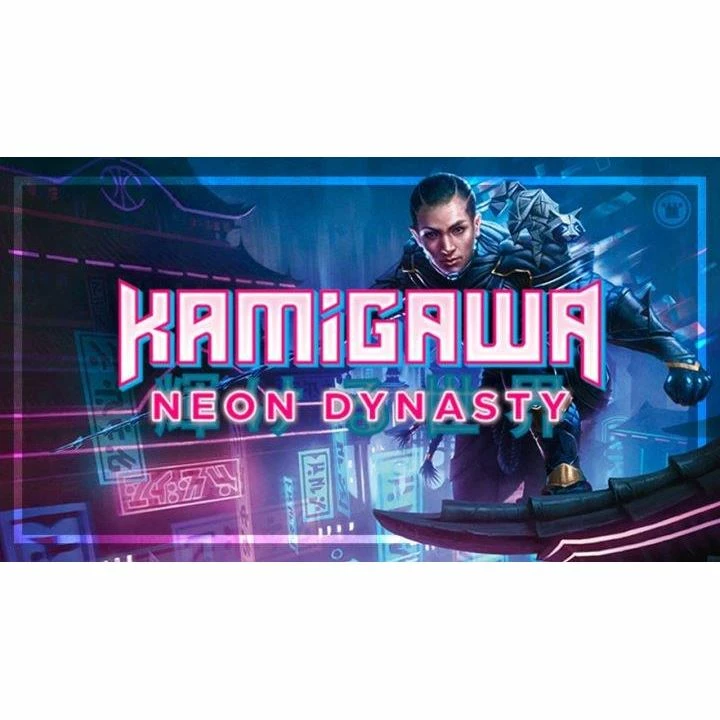 Magic: The Gathering MTG: Kamigawa Neon Dynasty Theme Booster - Blue Tabletop