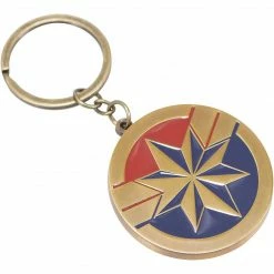 Captain Marvel Insignia Metal Keychain Film & TV