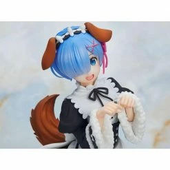 Re:Zero Anime & Manga Figures Coreful Rem Memory Snow Dog Ver. Figurine