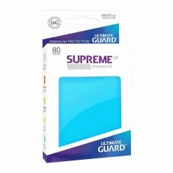 Tabletop Ultimate Guard Supreme UX Sleeves: Standard Size Light Blue (80)