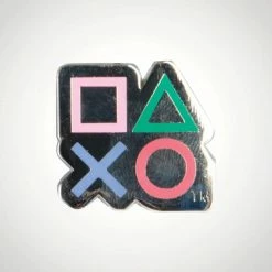 Playstation Buttons Pin Badge