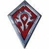 World Of Warcraft WoW Horde Metal Plaque Gaming