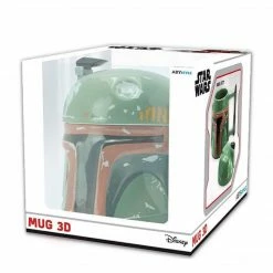 Star Wars: Boba Fett 3D Head Mug (with Lid)