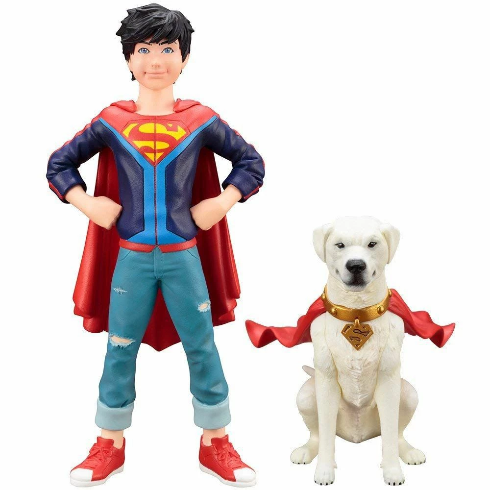 Superman ARTFX+ 1/10 2-Pack Super Sons Jonathan Kent & Krypto Statue