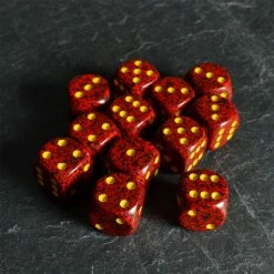 Chessex Mercury Speckled D6 Set