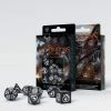 Q-Workshop Dragons Black/White Dice Set